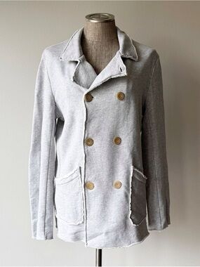 Frank & Eileen Belfast Light Grey Double Breasted Jacket